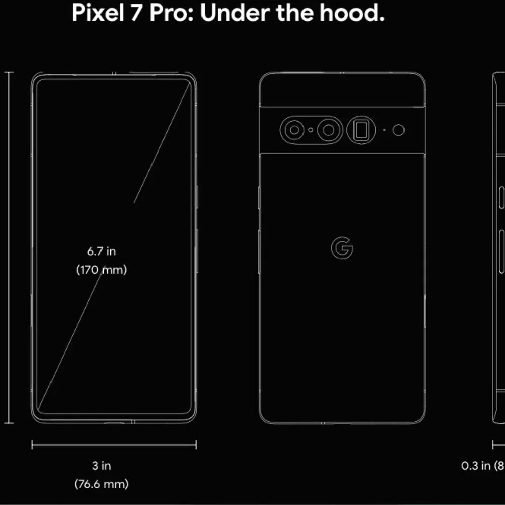 NEW Google Pixel 7 Pro 5G mmWave & Sub-6 6.7